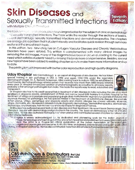 Skin diseases and sexually transmitted infections, 7/e with multiple choice questions