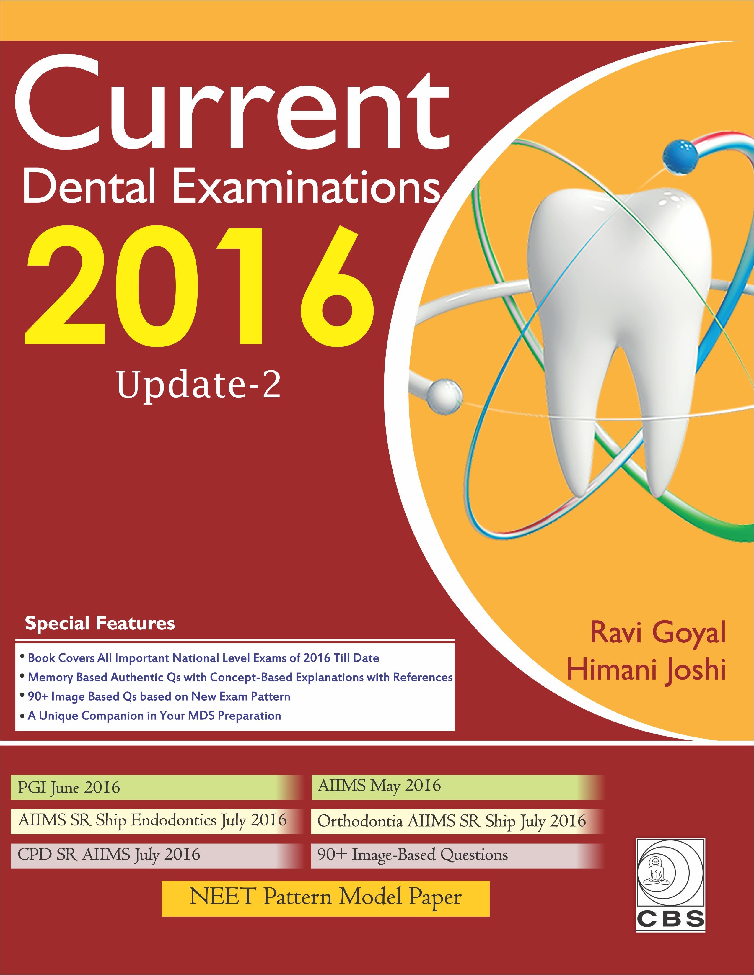 Current dental examination 2016 update 2 
