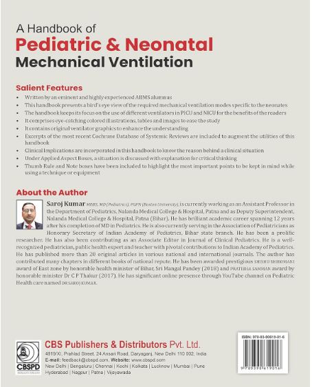 A handbook of pediatric & neonatal mechanical ventilation