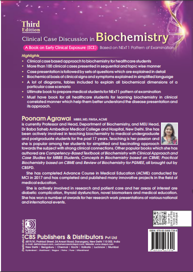 Clinical case discussion in biochemistry: a book on early clinical exposure (ece)
