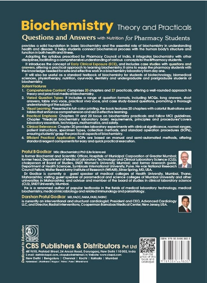 Biochemistry theory and practicals questions and answers with nutrition for pharmacy students