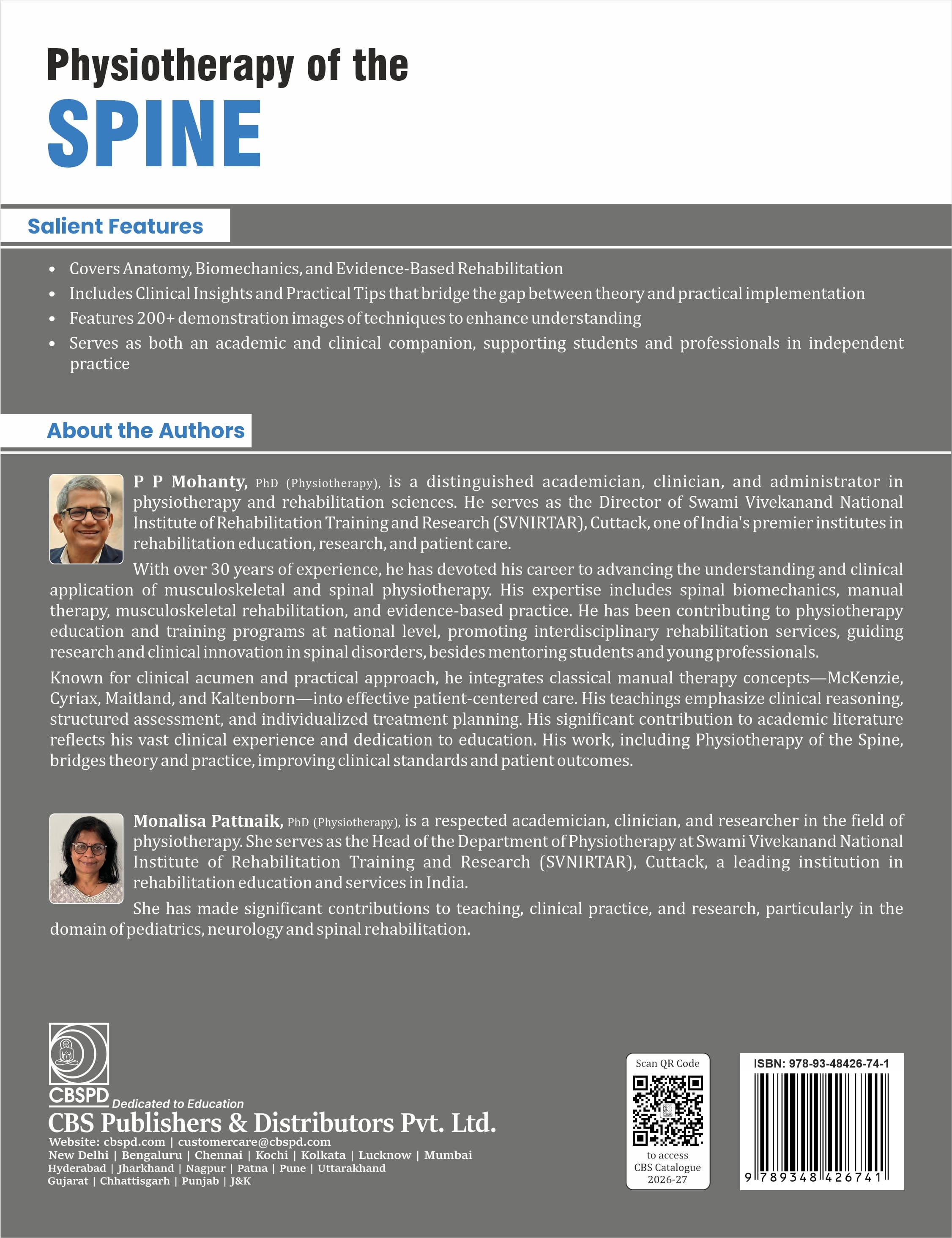 Physiotherapy of the spine