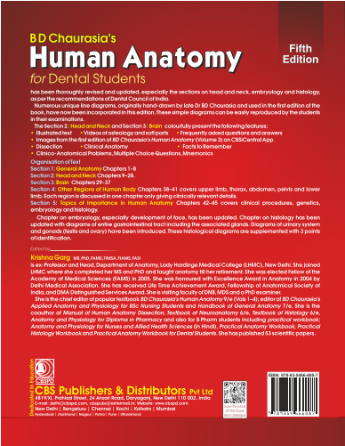 Bd chaurasias human anatomy for dental students