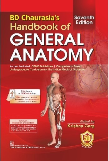 Bd chaurasia’s handbook of general anatomy, 7/e