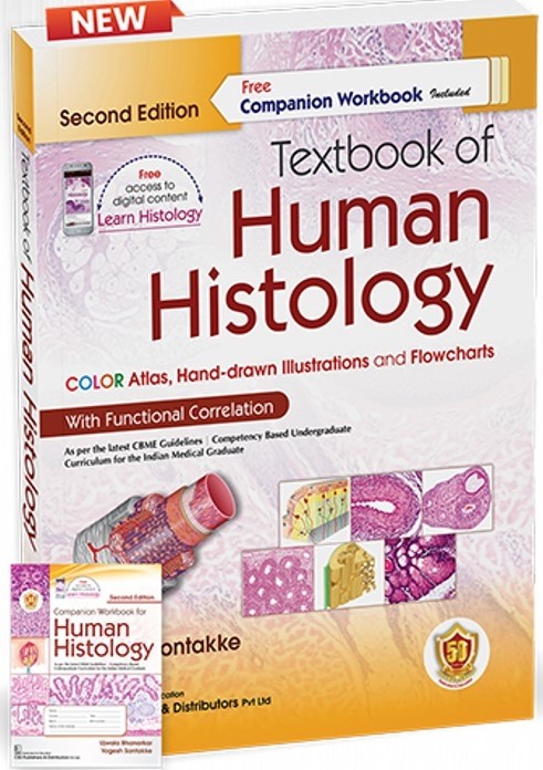 Textbook of human histology with free companion workbook included