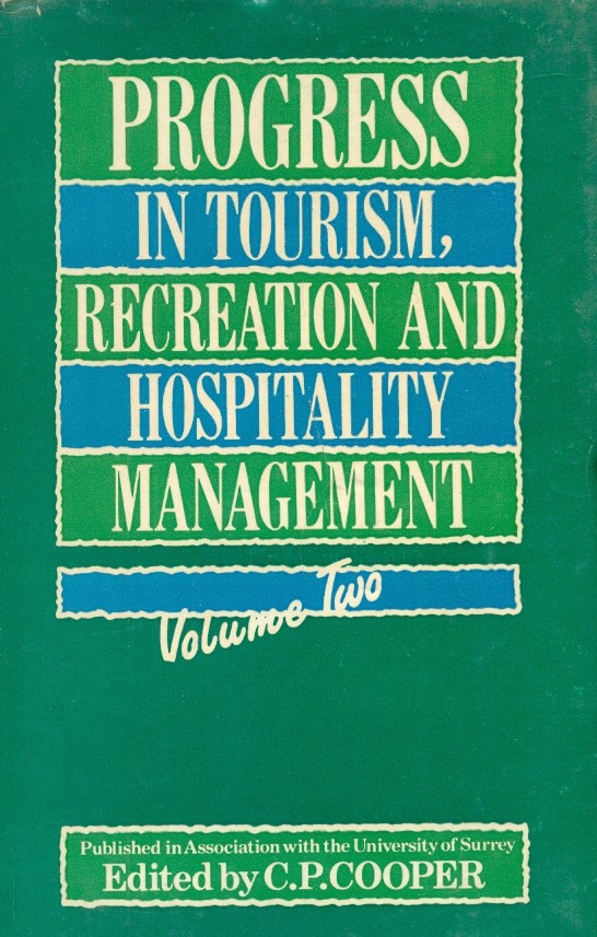 Progress in tourism, recreation & hosp. mgmt, vol.2
