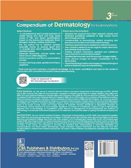 Compendium of dermatology for examinations