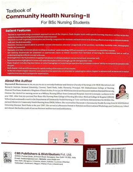 Textbook of community health nursing   ii for bsc nursing