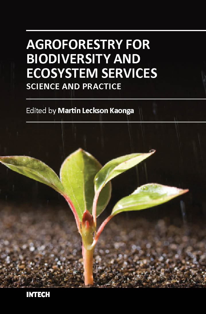 Agroforestry for biodiversity and ecosystem services science and practice (hb 2016)