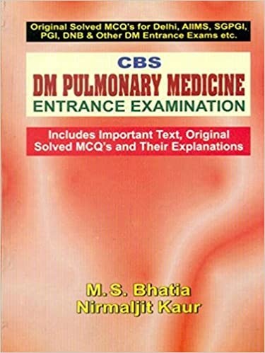 Cbs dm pulmonary medicine entrance examination (pb 2016)