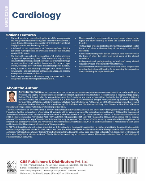 Medicine- cardiology (as per the competency-based medical education curriculum (nmc) for the indian medical graduates