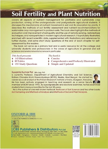 Soil fertility and plant nutrition