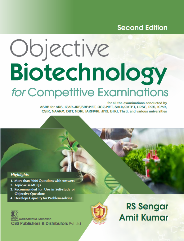 Objective biotechnology for competitive examinations