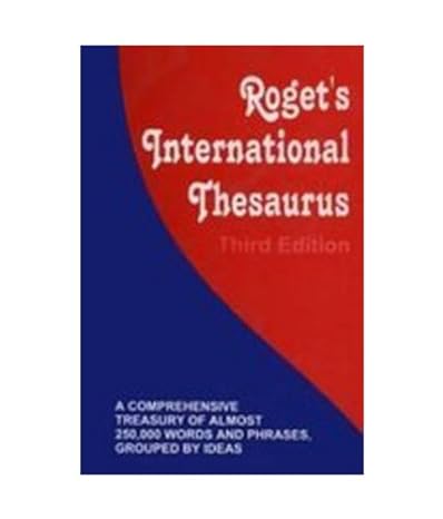 Roget's international thesaurus
