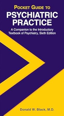 Pocket guide to psychiatric medications for depression (sb 2018) 