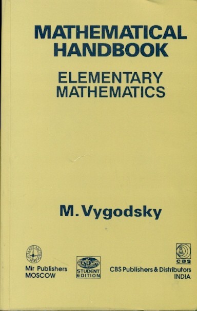 Mathematical handbook: elementary mathematics (pb)