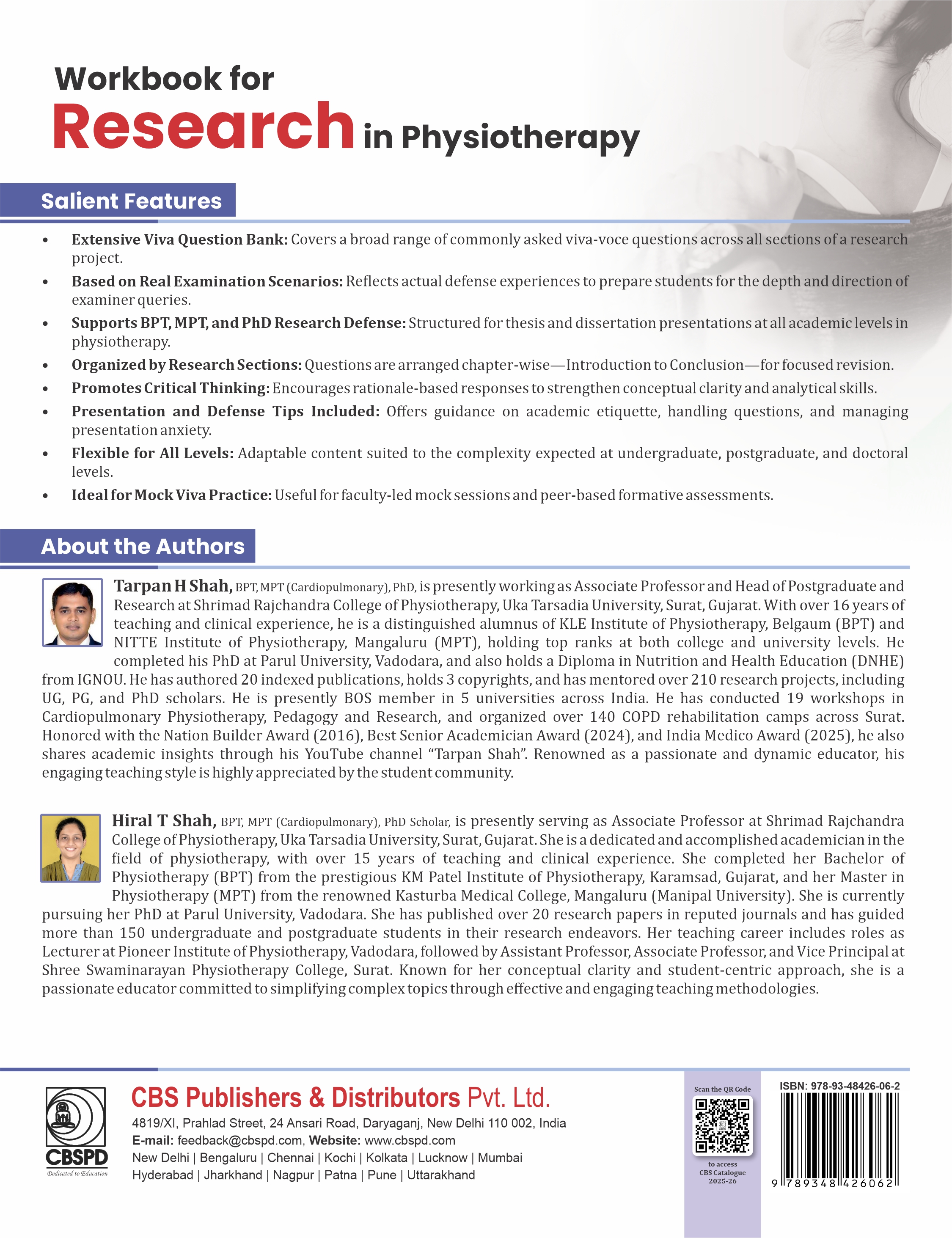 Workbook for research in physiotherapy