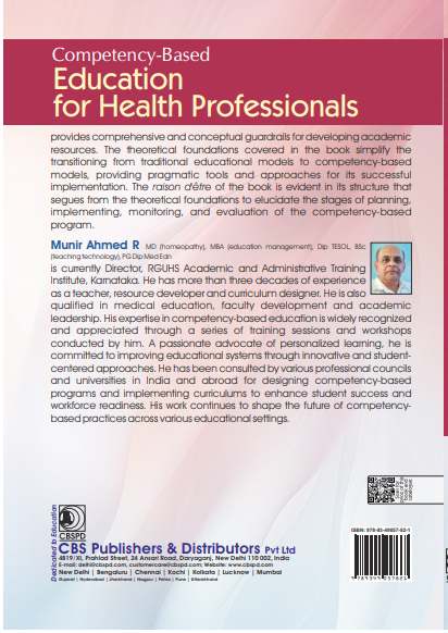 Competency-based education for health professionals