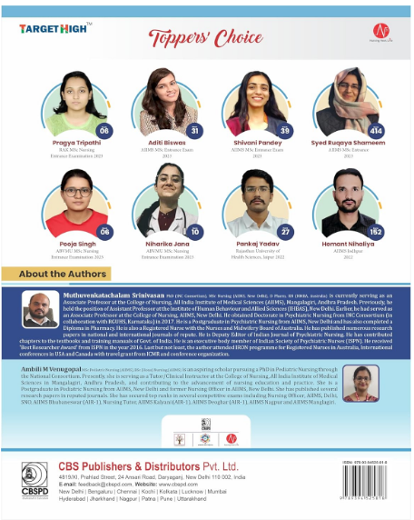 Target high msc entrance for msc nursing/phd entrance/faculty entrance exam