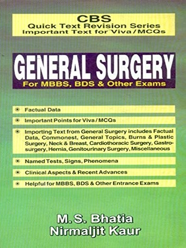General surgery for mbbs and other exams (pb 2016)