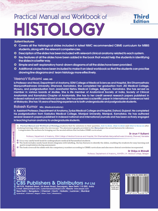 Practical manual and workbook of histology