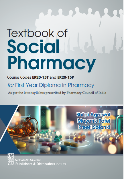Textbook of social pharmacy course codes er20-15t and er20-15p for first year diploma in pharmacy
