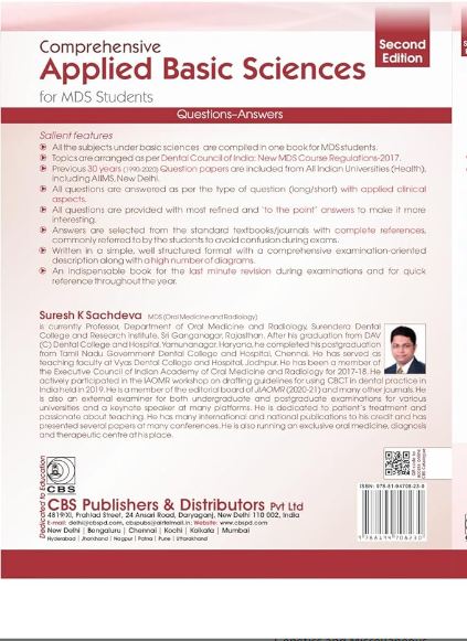 Comprehensive applied basic sciences cabs, second edition for mds students