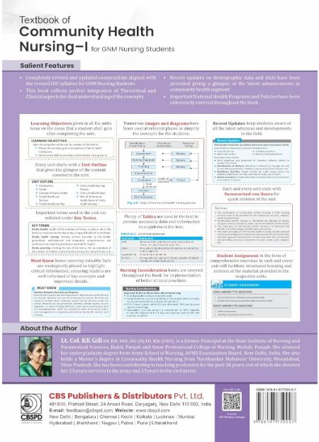 Textbook of community health nursing -i for gnm nursing students