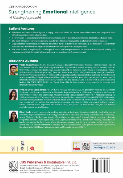 Cbs handbook on strengthening emotional intelligence (a nursing approach)