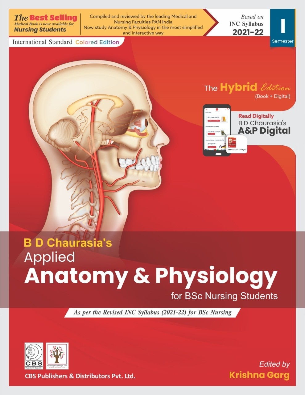Bd chaurasia`s applied anatomy and physiology for bsc nursing (based on inc syllabus 2021-22)