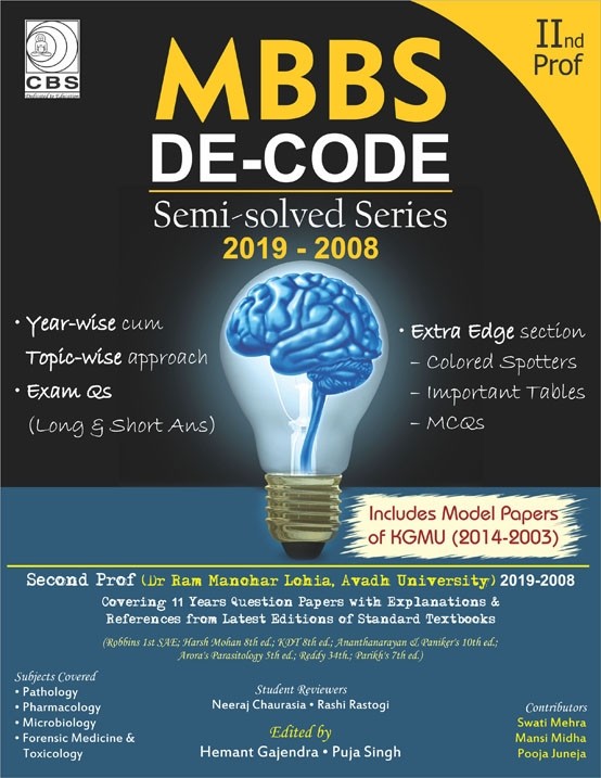 Mbbs decode semi solved series 2019-2008-2nd prof. (dr ram manohar lohia, avadh university)
