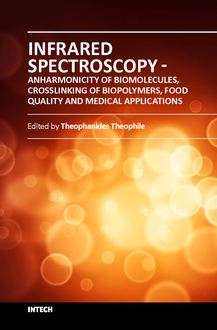 Infrared spectroscopy anharmonicity of biomolecules crosslinking of biopolymers food quality and medical applications (hb 2017)