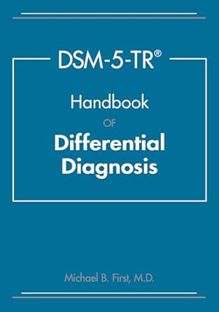 Dsm 5 tr handbook of differential diagnosis (pb 2024)