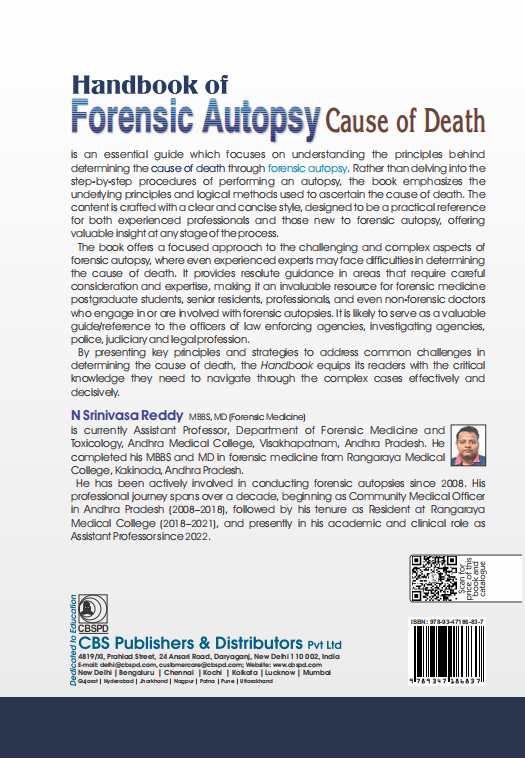 Handbook of forensic autopsy: cause of death
