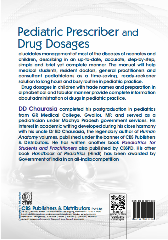 Pediatric prescriber and drug dosages