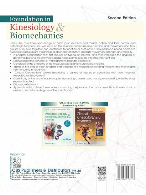 Foundation in kinesiology & biomechanics