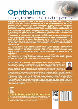 Ophthalmic lenses, frames and clinical dispensing