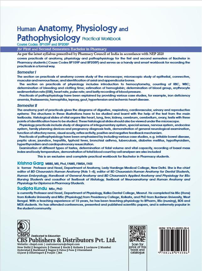 Human anatomy, physiology and pathophysiology: practical workbook