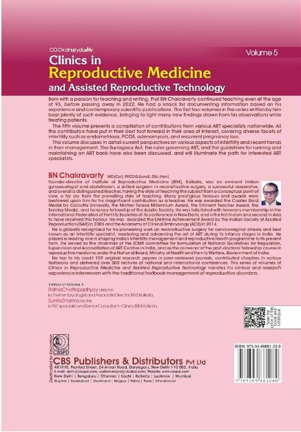 Clinics in reproductive medicine and assisted reproductive technology, volume 5