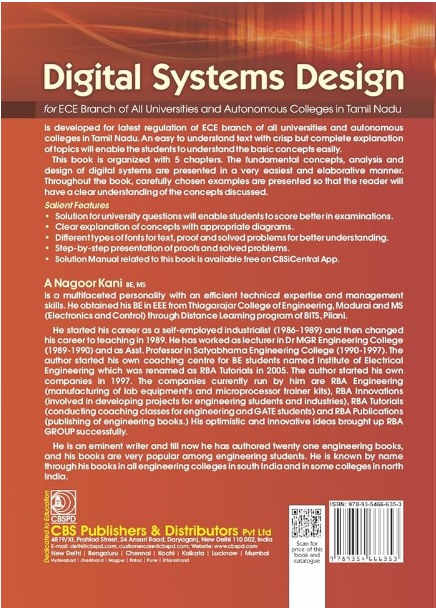 Digital systems design for ece branch of all universities and autonomous colleges in tamil nadu