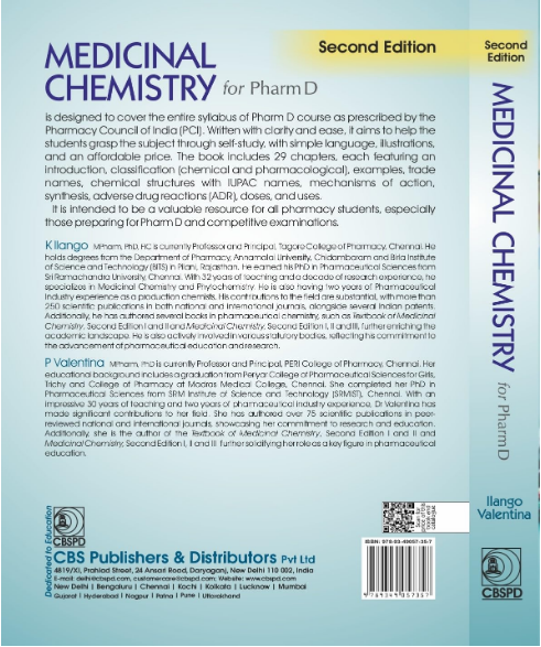 Medicinal chemistry for pharm d