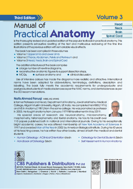 Manual of practical anatomy (volume iii)