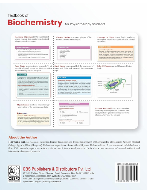 Textbook of biochemistry for physiotherapy students