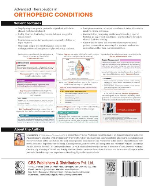Advanced therapeutics in orthopedic conditions