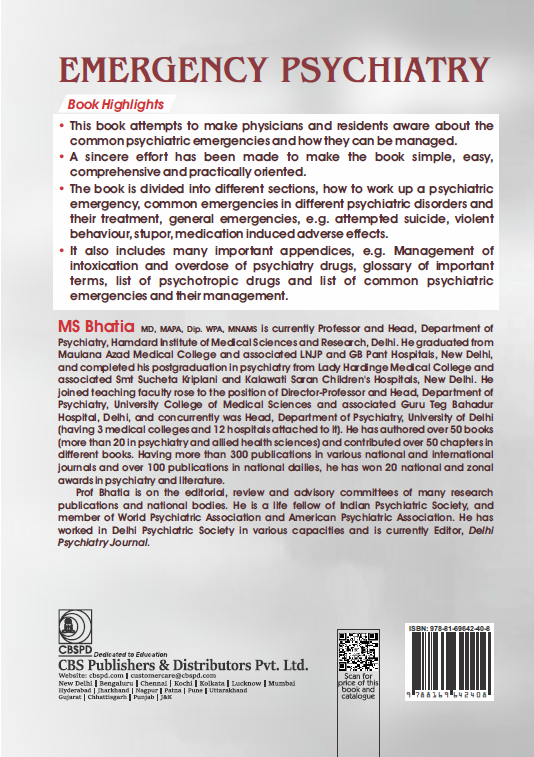 Emergency psychiatry