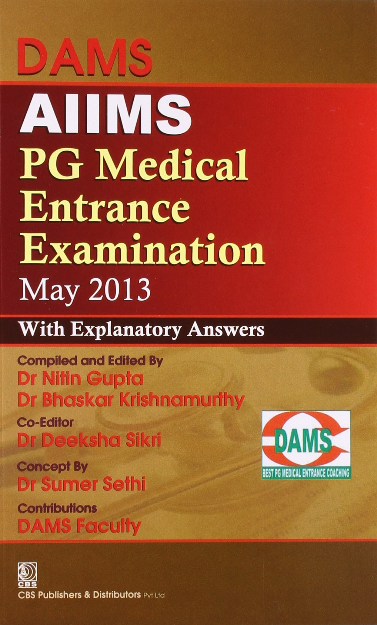 Dams aiims pg medical entrance examination 