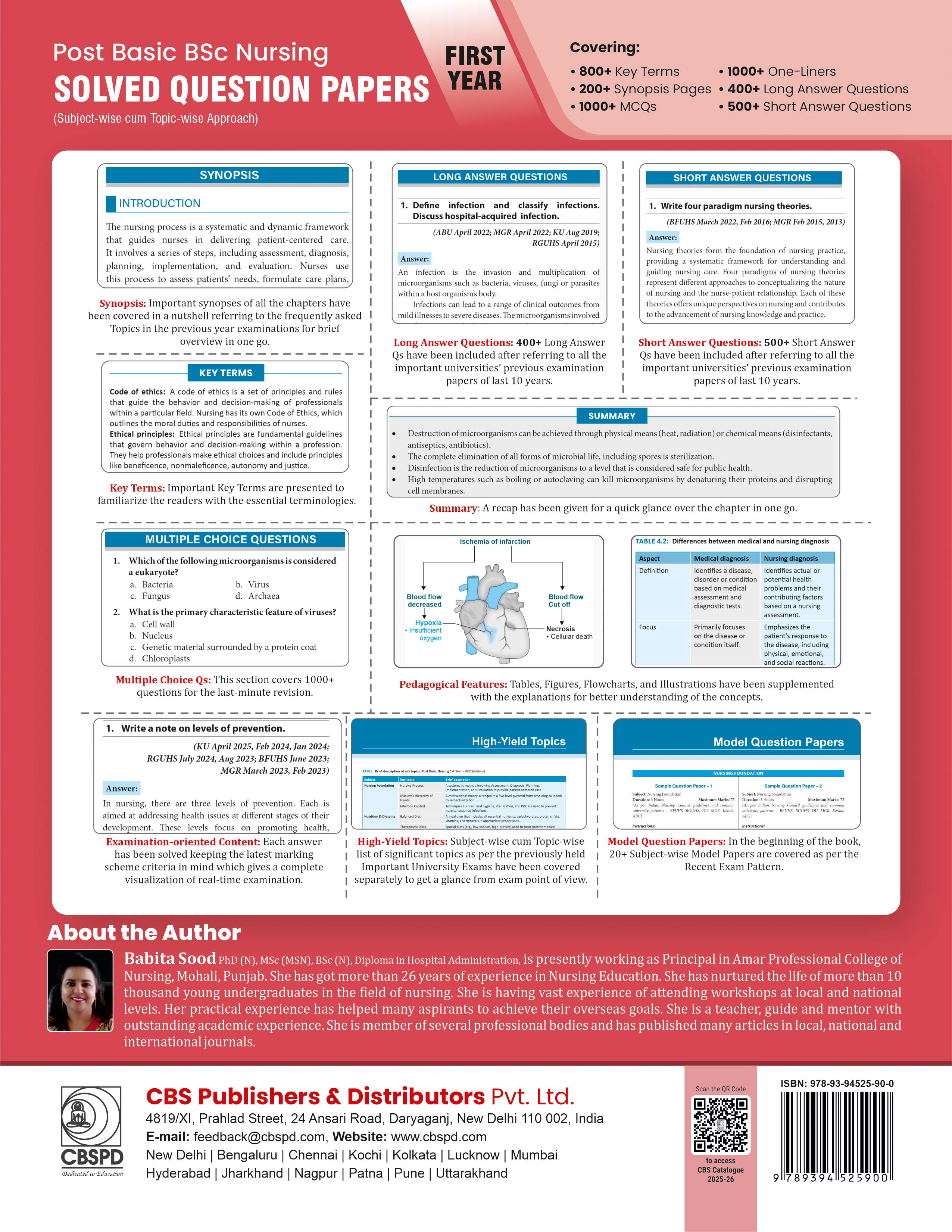 Post basic bsc nursing solved question papers subject-wise cum topic-wise approach first year