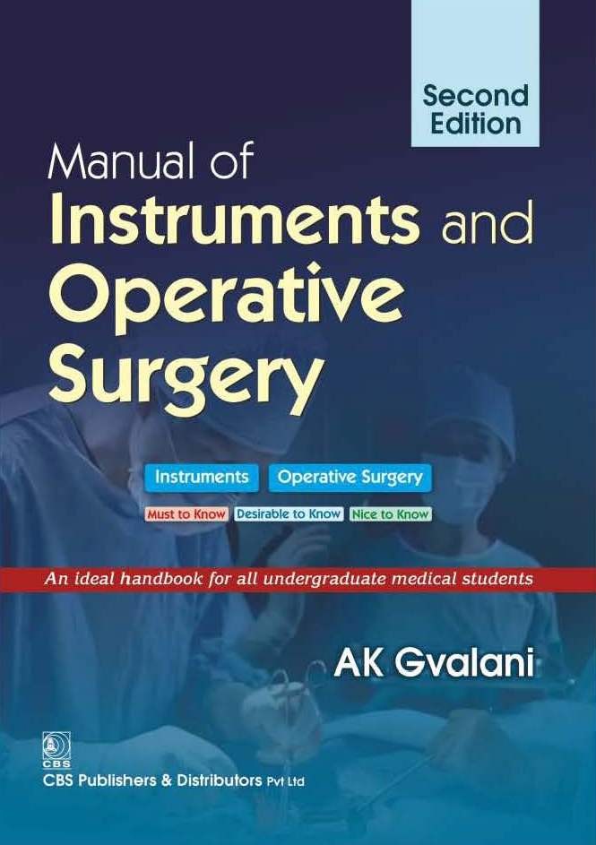 Manual of instruments and operative surgery (pb 2016)