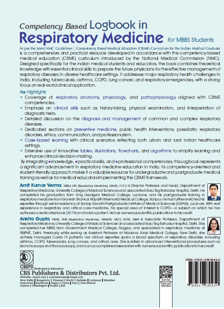 Competency based logbook in respiratory medicine for mbbs students