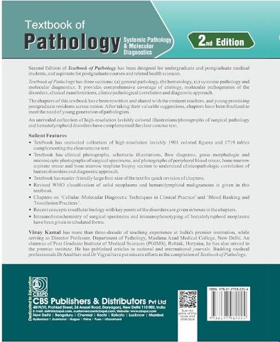 Textbook of pathology: systemic pathology & molecular diagnostics